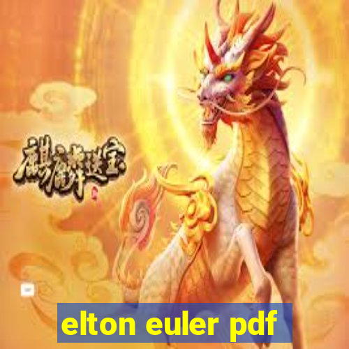 elton euler pdf